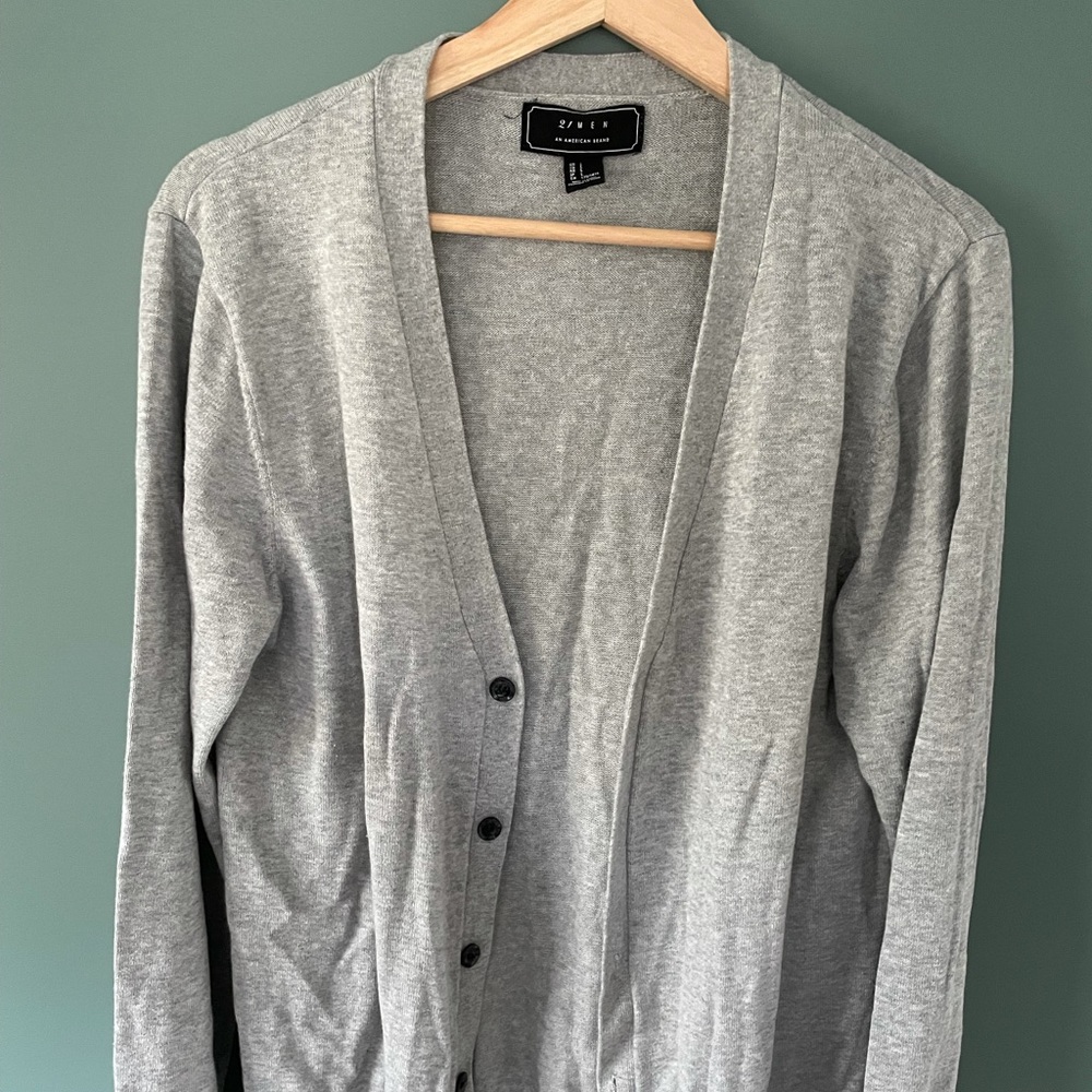 Grey cardigan